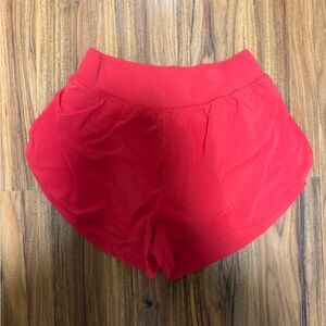 CRZ YOGA Red Athletic Shorts